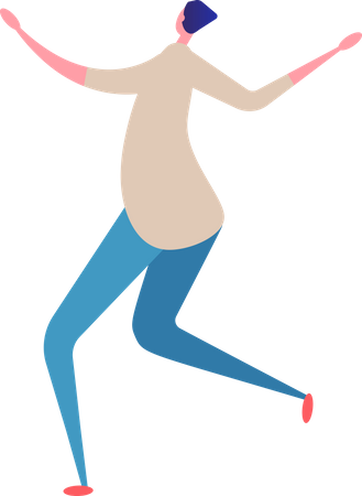 Dancing At Party  Illustration