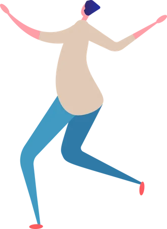 Dancing At Party  Illustration