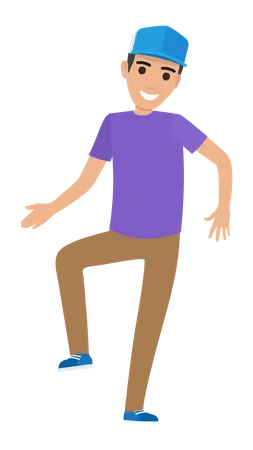 Dancing boy  Illustration