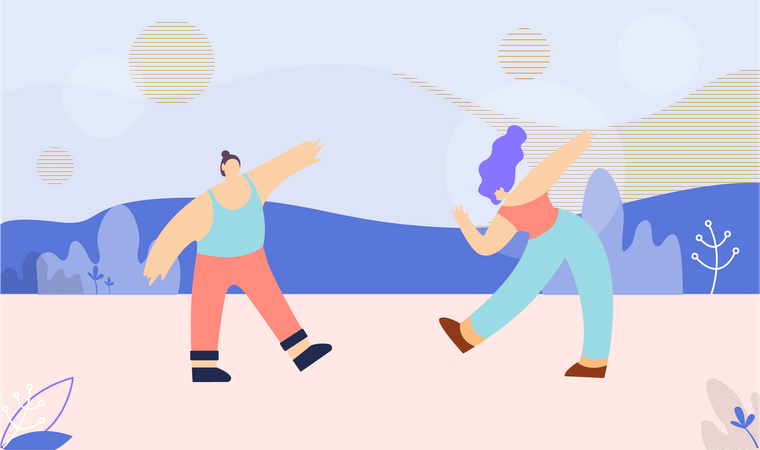 Dancing Couple  Illustration