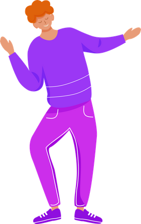 Dancing man Illustration