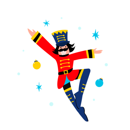 Dancing nutcracker  Illustration