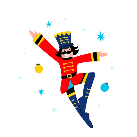 Dancing nutcracker  Illustration