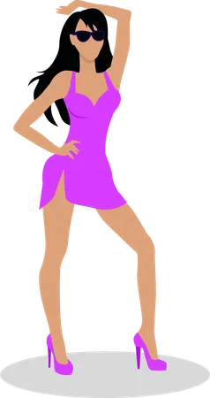 Dancing Woman  Illustration