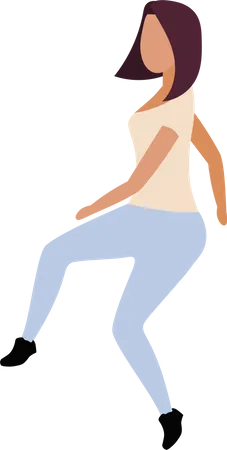 Dancing woman  Illustration