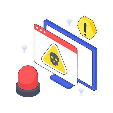 Danger Warning  Illustration
