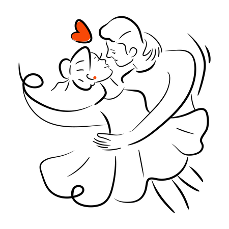 Danse de la Saint-Valentin  Illustration
