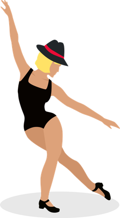 Danseuse de jazz  Illustration