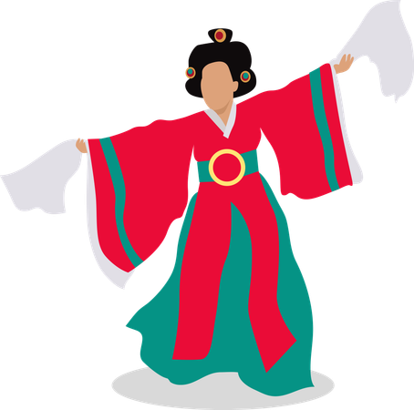 Danseuse orientale  Illustration