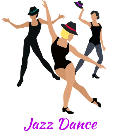 La danza jazz  Ilustración