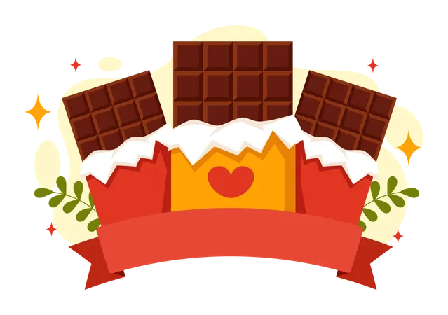 Dark Chocolate Day  Illustration