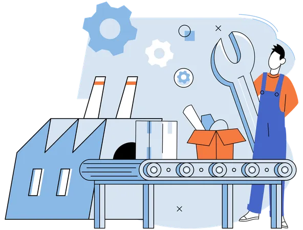 Das Erkennen von Mustern in Produktionsdaten kann zur Prozessoptimierung führen  Illustration