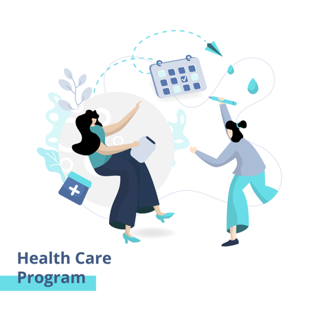 Das Gesundheitsprogramm  Illustration