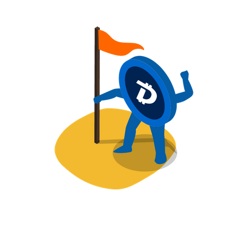 Dash Coin  Illustration