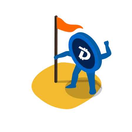 Dash Coin  Illustration