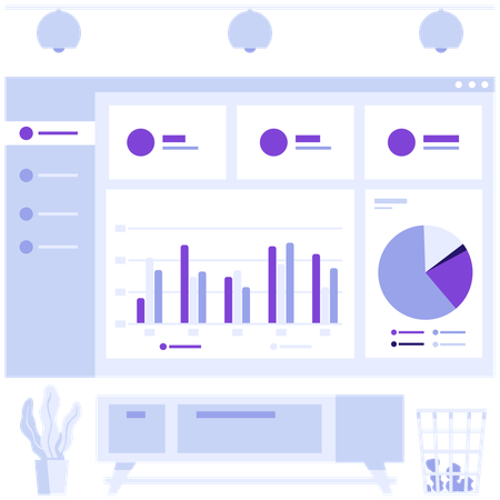 Dashboard, finance, money, web, webiste, tab  Illustration