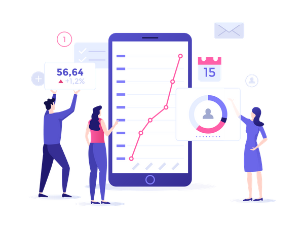 Dashboard management  Illustration