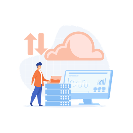 Dashboard Monitor  Illustration