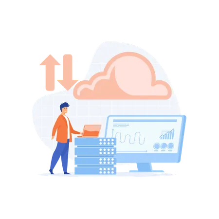 Dashboard Monitor  Illustration