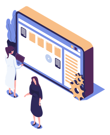 Dashboard Service  Illustration