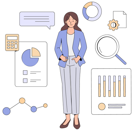 Dashboard service  Illustration