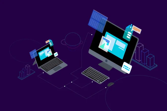 Data analysis and data management  Illustration