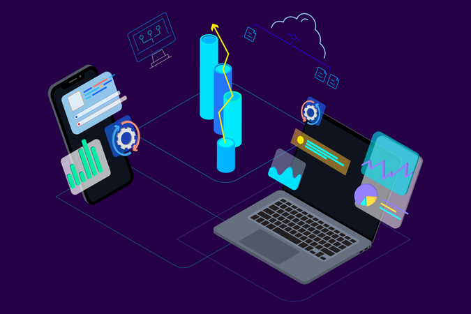 Data analysis and data management  Illustration