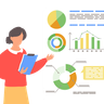 data analysis by employee illustration free download