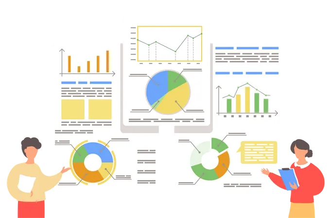 Data Analysis by employee  Illustration