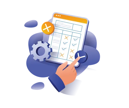 Data analysis checklist  Illustration