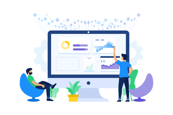Data analysis  일러스트레이션