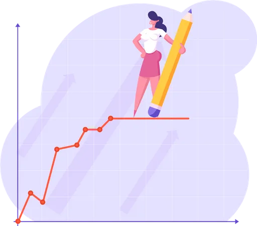 Data Analysis of Financial Profit Statistic  Illustration