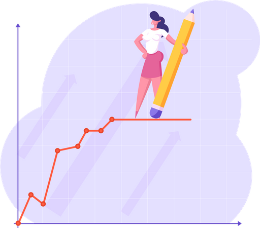 Data Analysis of Financial Profit Statistic  Illustration