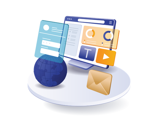 Data analysis personal account  일러스트레이션