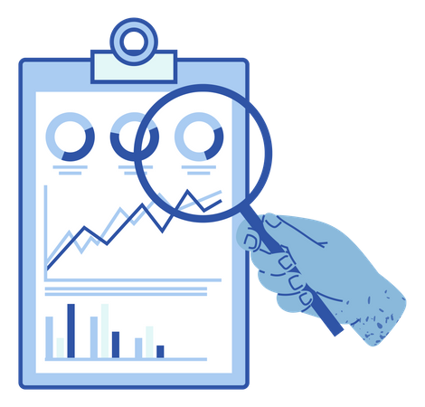 Data analysis statistics  Illustration