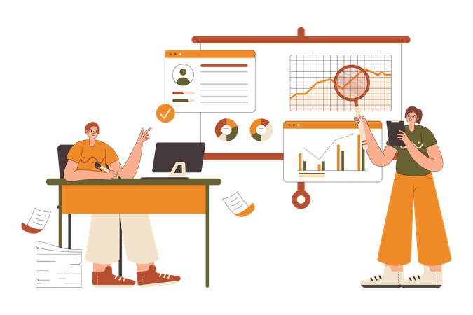 Data Analyst: Collect The Data  Illustration