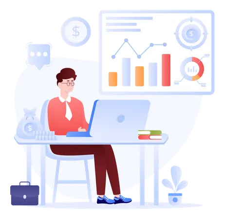 Data Analyst  Illustration