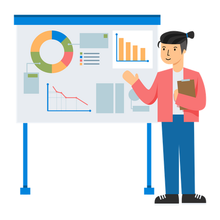 Data Analyst Presentation  Illustration