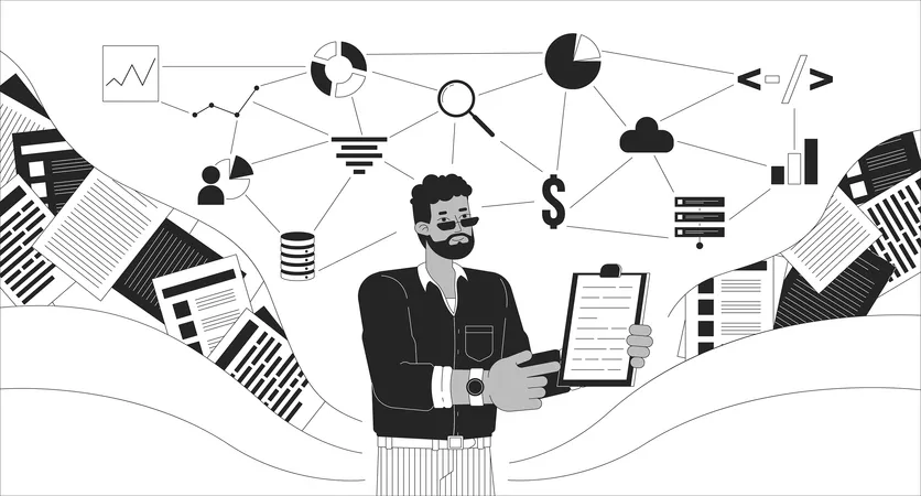 Data analyst skills  Illustration