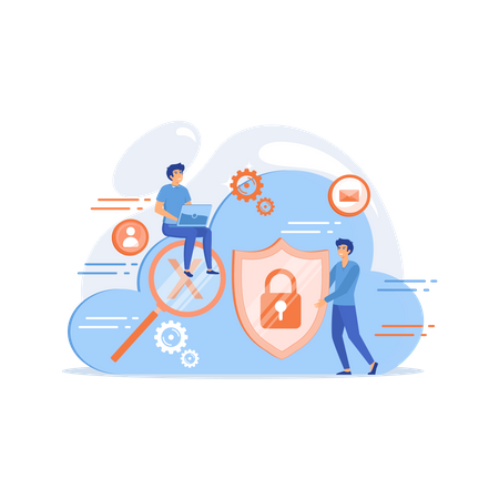 Data and applications protection  Illustration