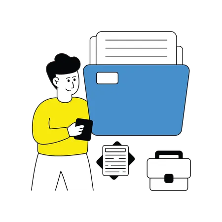 Data Archiving  Illustration