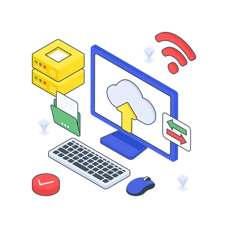 Data Backup  Illustration