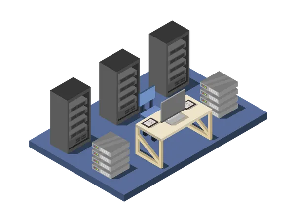 Data Center Illustration