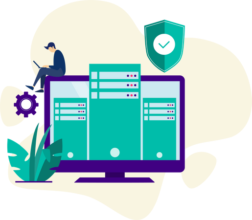 Data Center  Illustration