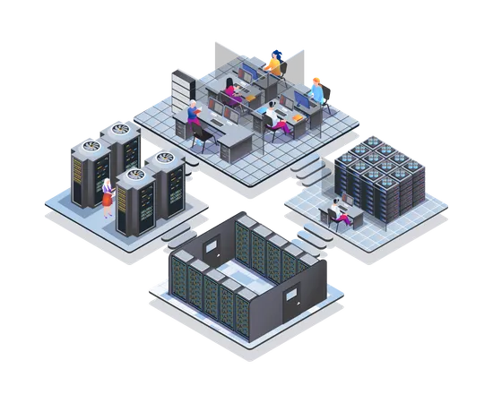 Data center  Illustration