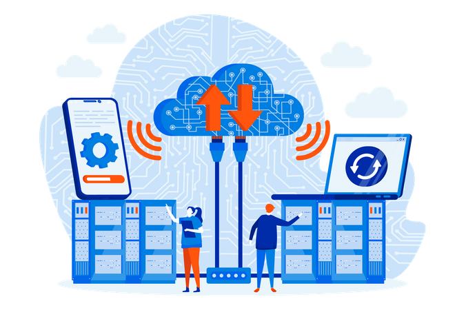 Data center  Illustration