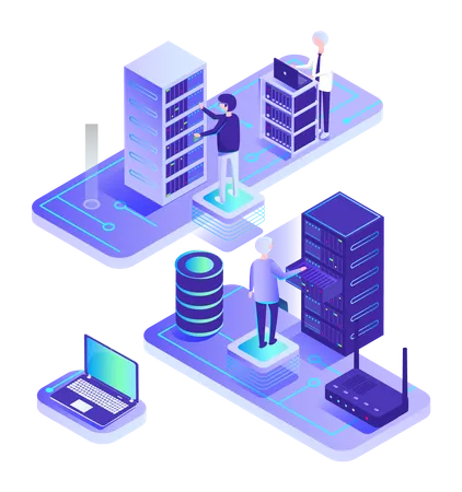 Data center  Illustration