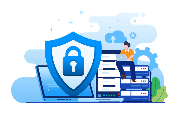 Data Center  Illustration