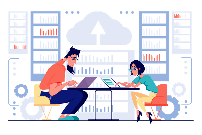 Data center  Illustration