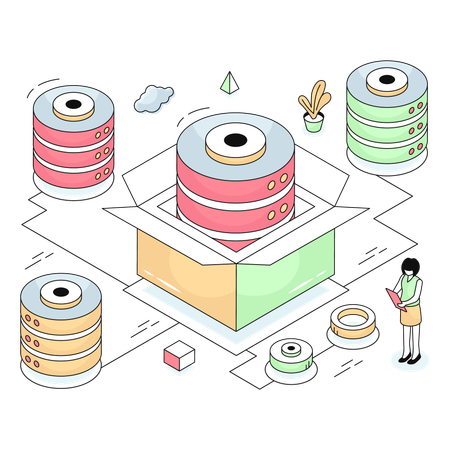 Data Center  Illustration